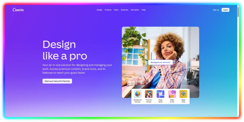 Canva for clothing design