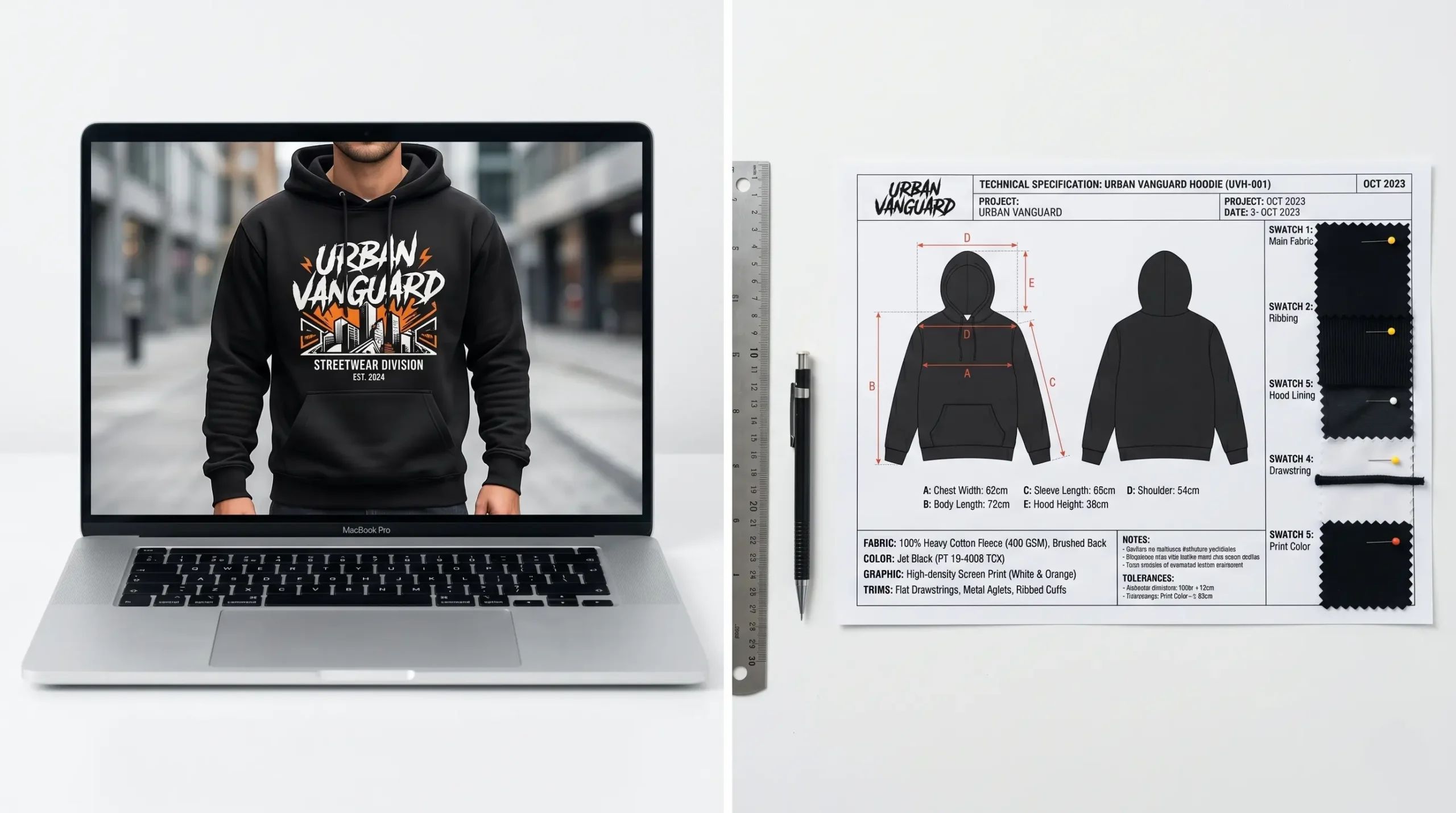 DIY vs professional streetwear tech pack comparison for clothing brand production