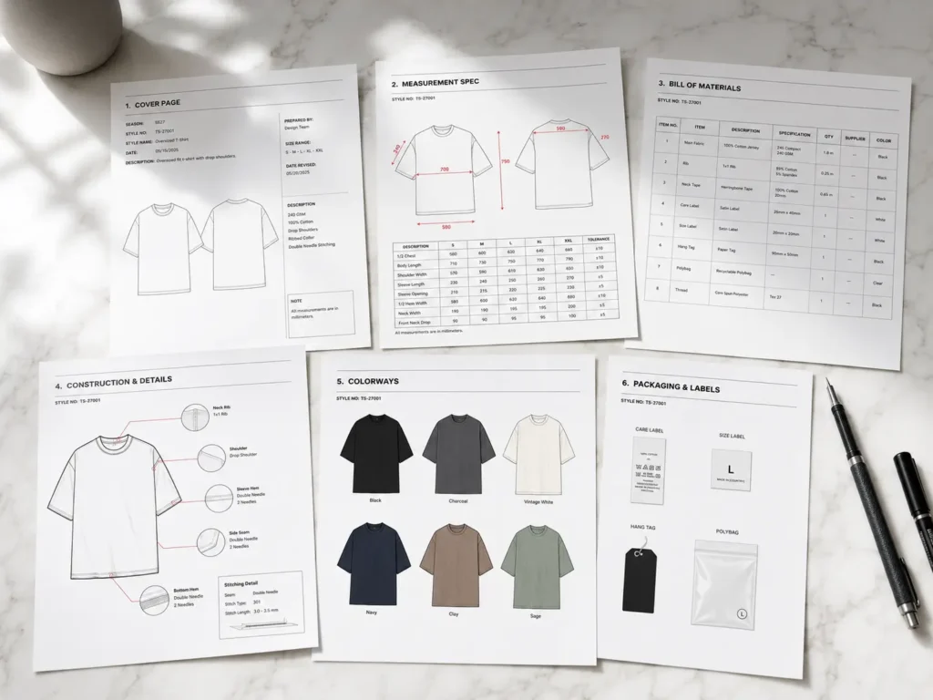 S.i. Graphics Techpack Mega Bundle templates helping reduce sampling costs for clothing brands with professional specs