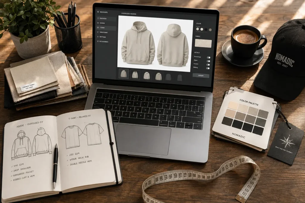 Top mockup bundles for clothing brands displayed in Photoshop workspace 2026